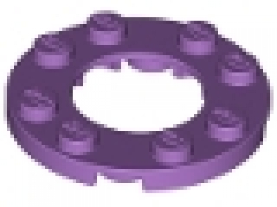 Rundplatte lavendel 4 x 4 x 0,33 neu