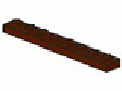 Platte 1x8 braun 3460