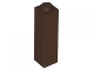 LEGO Säulenstein 1 x 1 x 3 dunkelbraun 14716