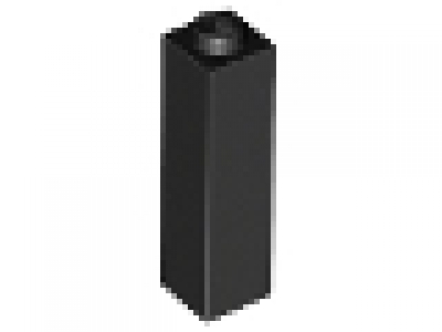 LEGO Säulenstein 1 x 1 x 3 schwarz 14716