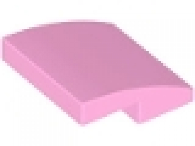 Slope, Curved 2 x 2 pink, 15068