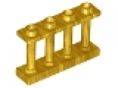 Holzzaun 1x4x2 pearl gold 15332
