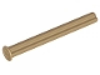 Lego Technic Achse mit Noppe 5 lang dunkeltan