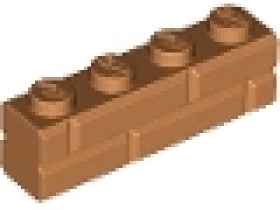 Klinkerstein 1x4x1 nougat