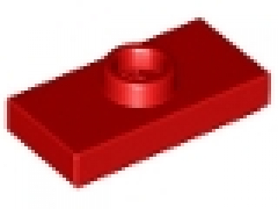 Plate, Modified 1 x 2 with 1 Stud with Groove and Inside Stud Holder (Jumper) rot