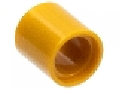 Technic, Liftarm Thick 1 x 1 (Spacer) pearlgold, neu