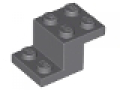 Winkelträger 3x2x1 1/3 neues dunkelgrau , 18671