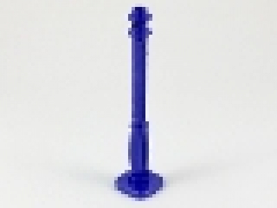 Support 2 x 2 x 7 Lamp Post, 6 Base Flutes 2039, violet