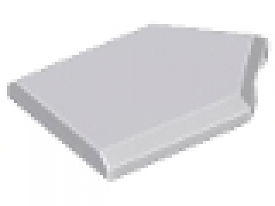 Lego Fliesen 2 x 3 mit Spitze neues hellgrau, 22385