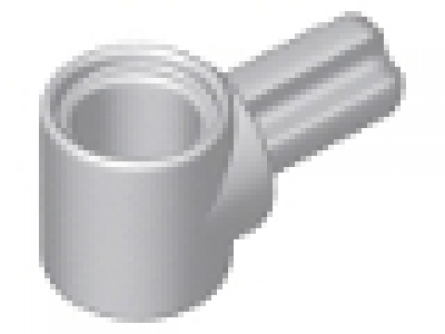 Technic, Axle and Pin Connector Hub with 1 Axle, neues hellgrau, neu