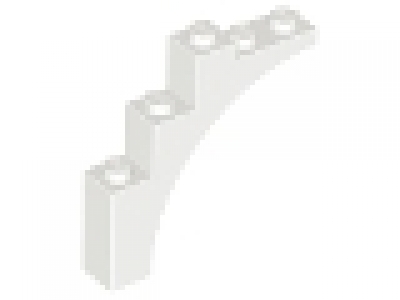 Halbbogen 1x5 weiß