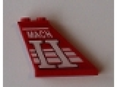 Heck 1x4x3 rot, aus dem Set 5591 Model Team