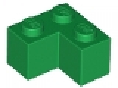 Winkelstein 2 x 2 Corner grün 2357