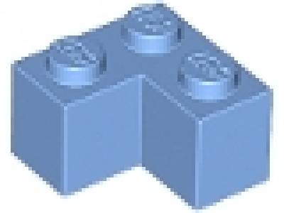 Winkelstein 2 x 2 Corner mittelblau 2357