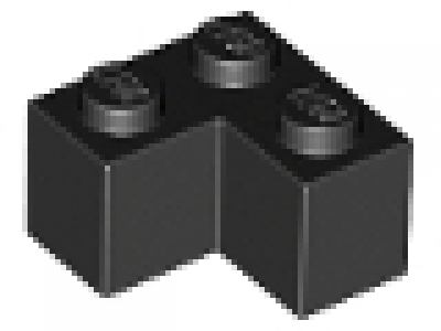 Winkelstein 2 x 2 Corner schwarz 2357
