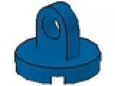Rundfliese mit Ring 2376 blau neu