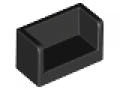 Winkelfliese Paneele 23969 schwarz