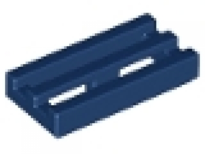 Gitterfliese 1 x 2 dunkelblau  2412b, m. R