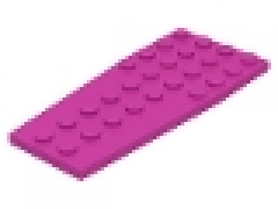 Flügelplatte 4x9 dunkelpink