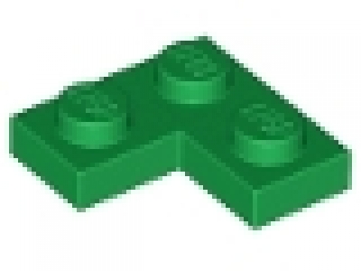 Winkelplatte ( Corner) 2 x 2 x 0,33  grün 2420