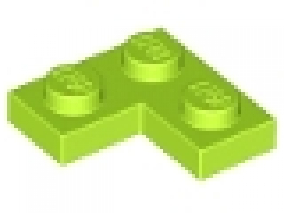 Winkelplatte ( Corner) 2 x 2 x 0,33 lime 2420