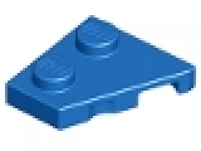 Flügelplatte 2 x 2 links 24299 blau