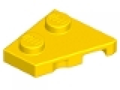 Flügelplatte 2 x 2 links 24299 gelb