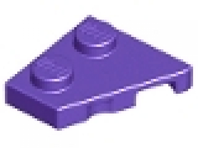 Flügelplatte 2 x 2 links 24299 lila