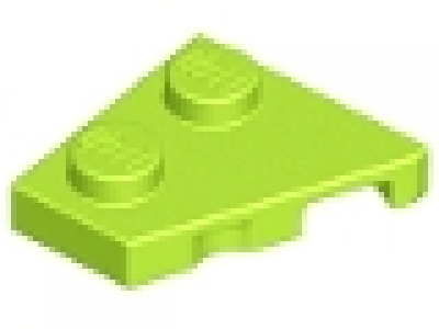 Flügelplatte 2 x 2 links 24299 lime