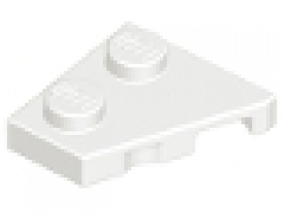 Flügelplatte 2 x 2 links 24299 weiß