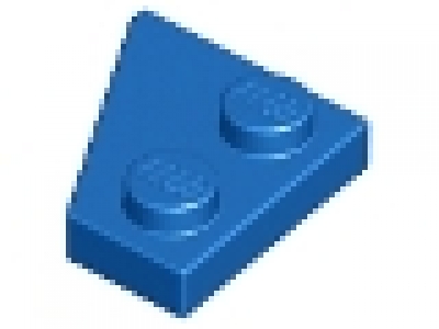 Flügelplatte 2 x 2 rechts 24307 blau