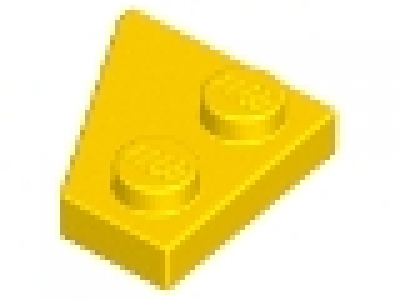 Flügelplatte 2 x 2 rechts 24307 gelb