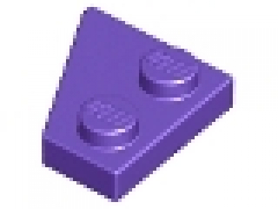 Flügelplatte 2 x 2 rechts 24307 lila