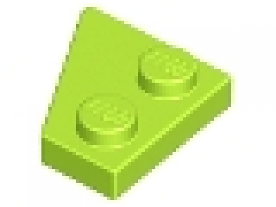 Flügelplatte 2 x 2 rechts 24307 lime
