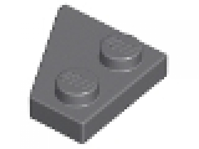 Flügelplatte 2 x 2 rechts 24307 neues dunkelgrau