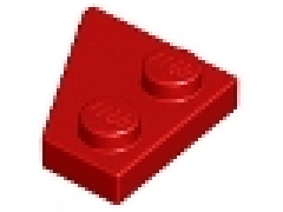 Flügelplatte 2 x 2 rechts 24307 rot
