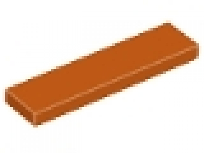 Lego Fliese 2431 dunkelorange 1 x 4