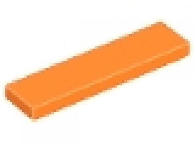 Lego Fliese 2431 orange 1 x 4