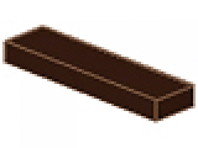 Lego Fliese 2431 dunkelbraun 1 x 4 neu