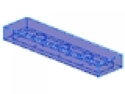 Lego Fliese 2431 tr dunkelblau 1 x 4
