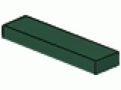 Lego Fliese 2431 dunkelgrün 1 x 4 neu
