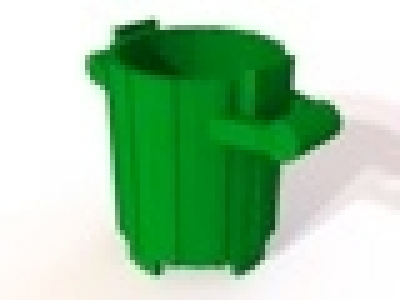 Mülleimer, Mülltonne 2439 grün