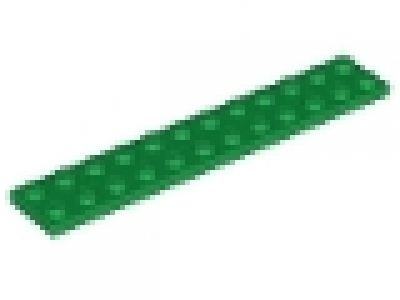 Lego Platten 2 x 12 grün 2445