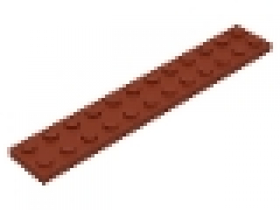Lego Plattn 2 x 12 rotbraun
