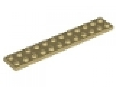Lego Plattn 2 x 12 tan