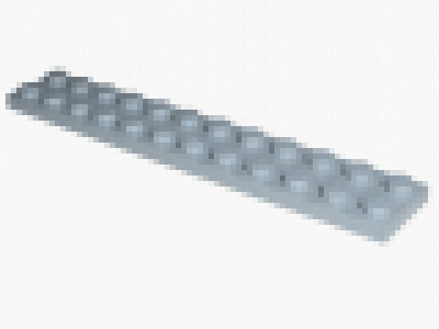 Lego Platten 2 x 12 neues hellgrau 2445