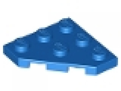 Diagonalplatte 3x3 blau