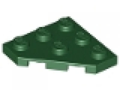 Diagonalplatte 3x3 dunkelgrün