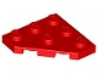Diagonalplatte 3x3 rot