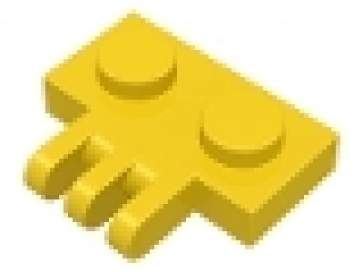 Scharnierplatte  1x2x0.33 gelb 2452